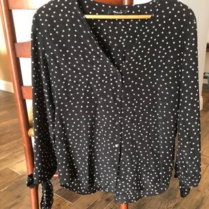 Silk button up shirt